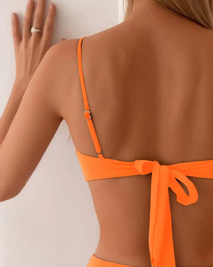 Women's Bikini Set with Adjustable Straps and Removable Padding