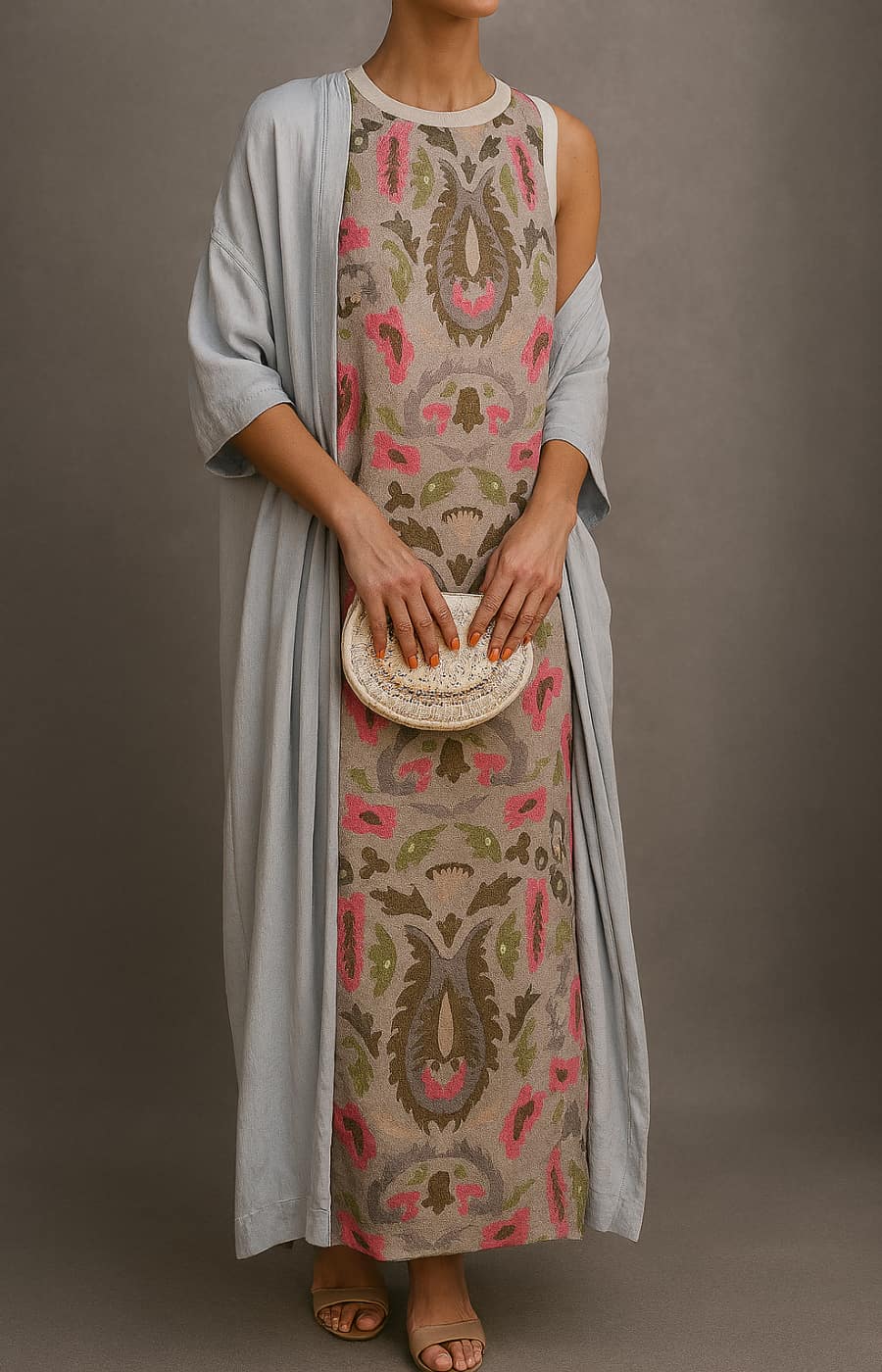 Women's Dress and Coat Set with Coordinating Design and Versatile Style