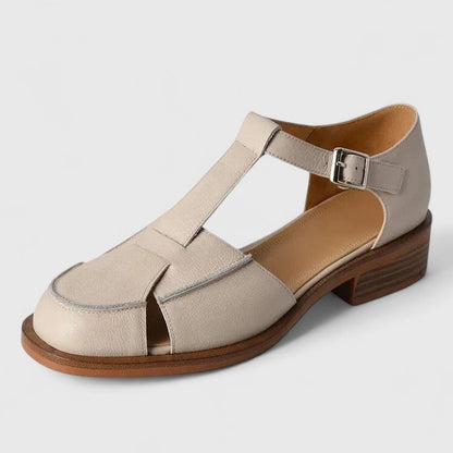 Women's Mary Jane Sandals with Classic Design and Adjustable Strap