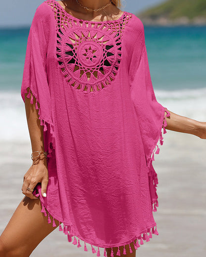 Women's Beach Cover-Up with Lightweight Fabric and Relaxed Fit