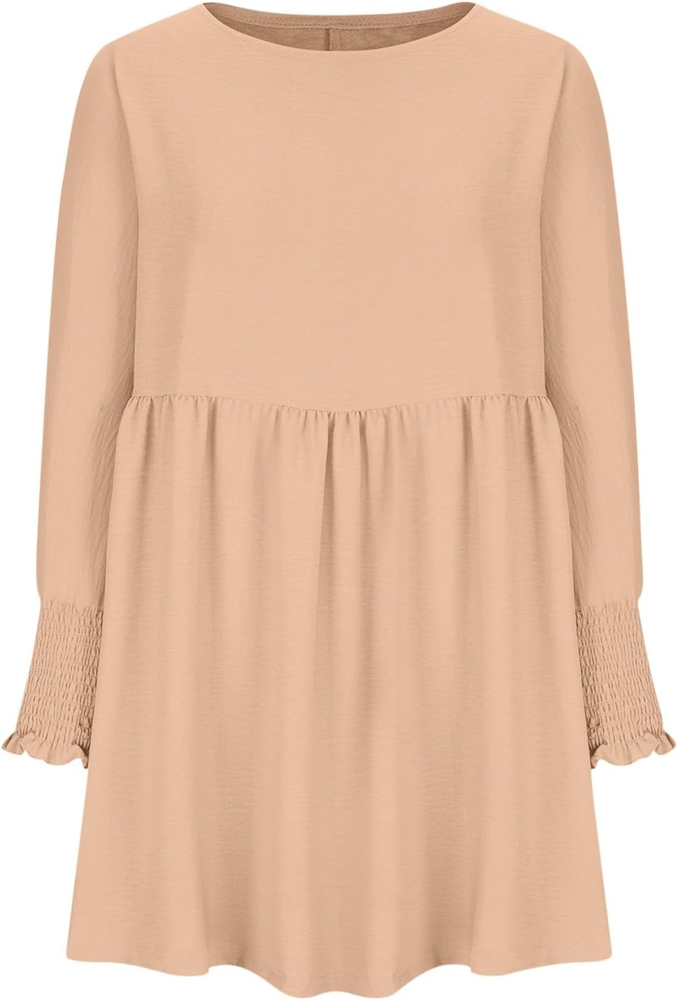 Women's Summer Day Dress with Ruched Design and Adjustable Straps
