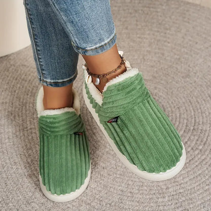 Thermal Solid Color Winter Slippers