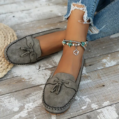 Women's Soft Loafers with Cushioned Insole and Flexible Sole