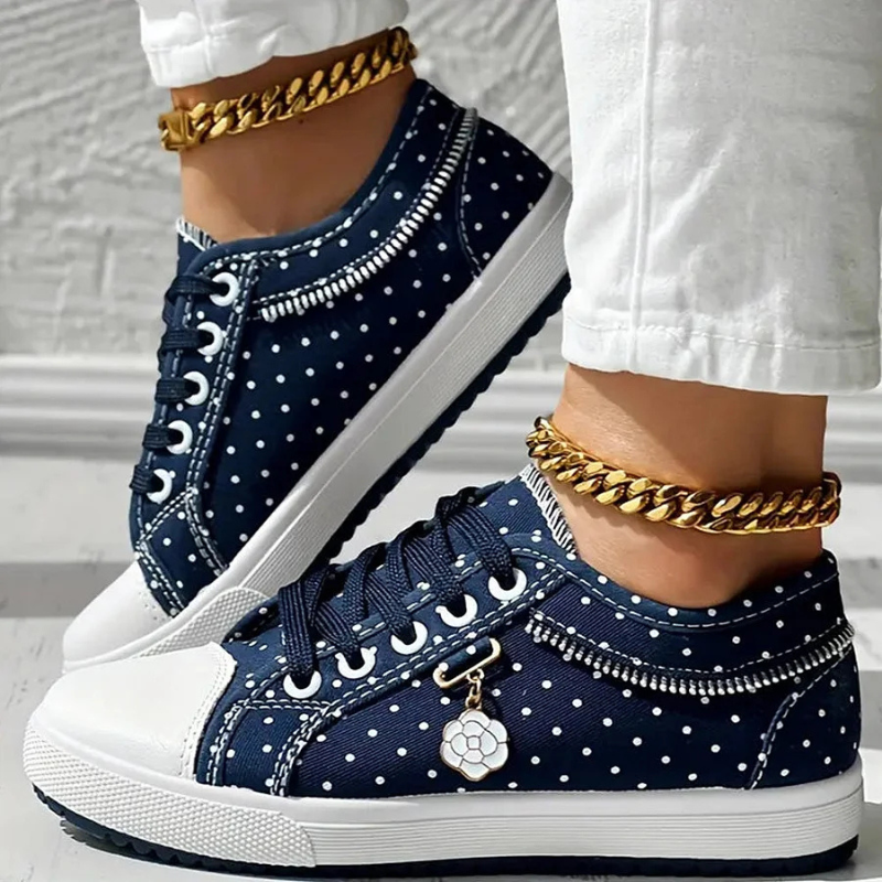 Women's Athletic Sneakers with Supportive Design and Breathable Mesh