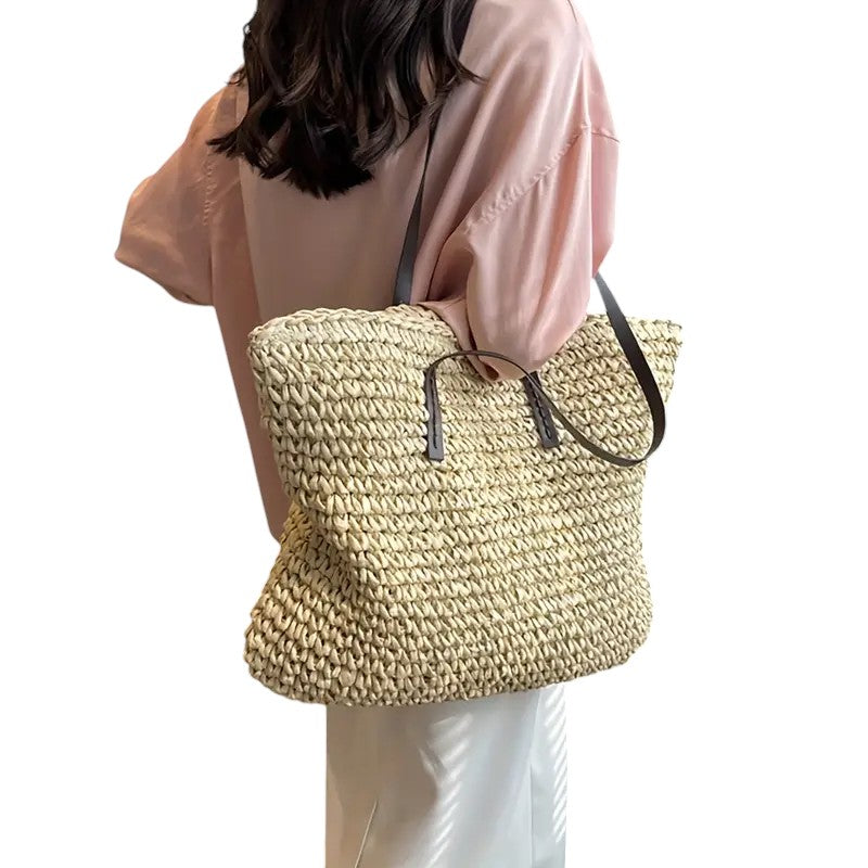 Women's Beach Bag with Ample Storage and Durable Design