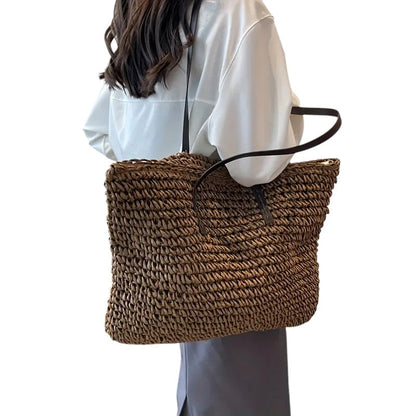 Women's Beach Bag with Ample Storage and Durable Design