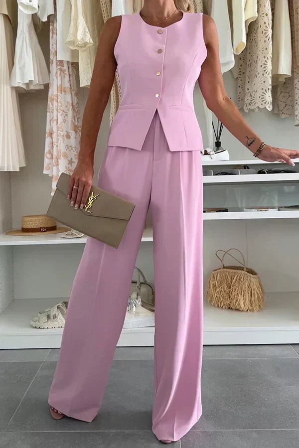 Women's Co-ord Set with Lightweight Fabric and Versatile Style