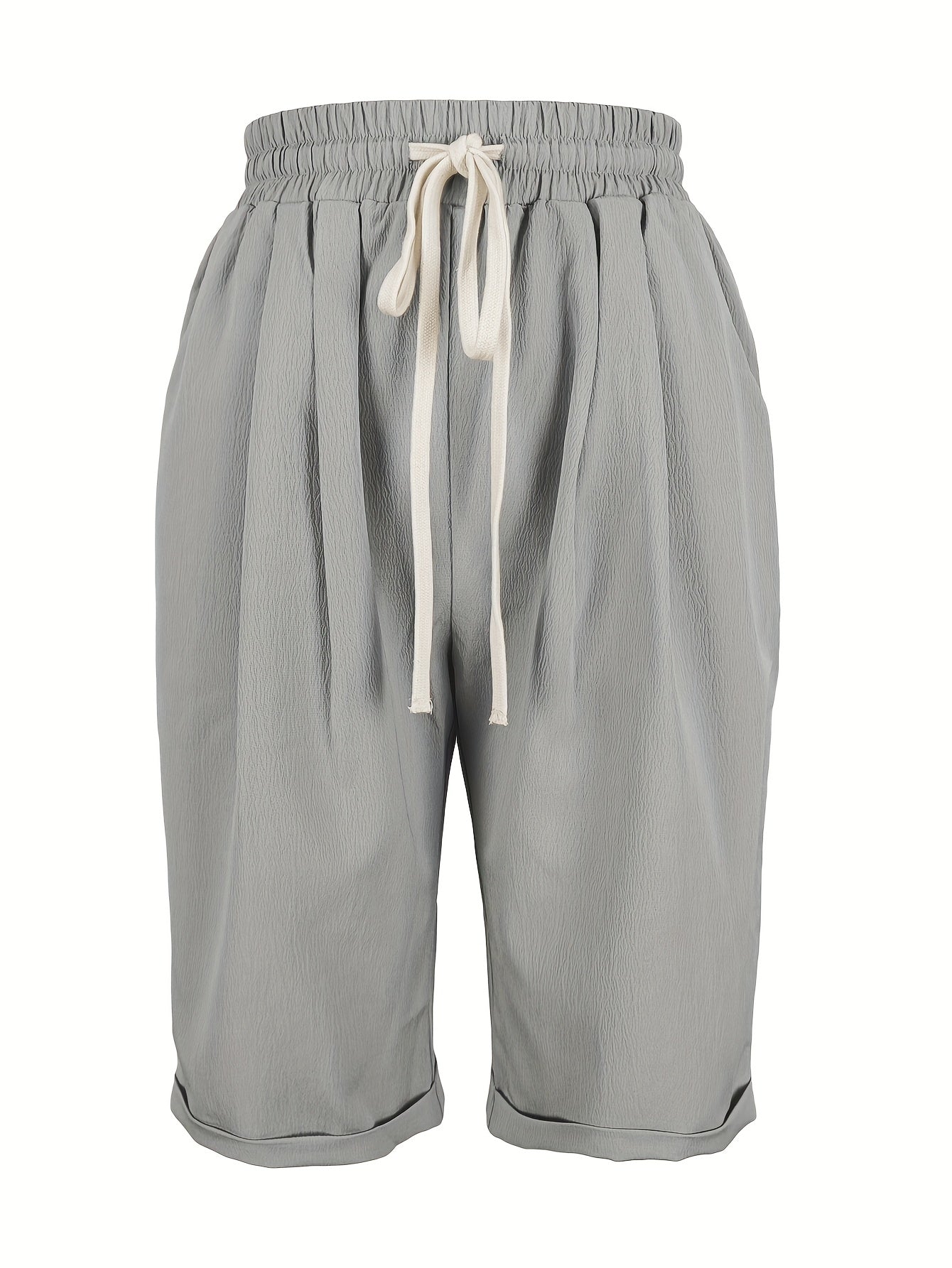 Avery | Capri Trousers with Relaxed Fit and Elastic Waist
