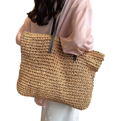 Women's Beach Bag with Ample Storage and Durable Design