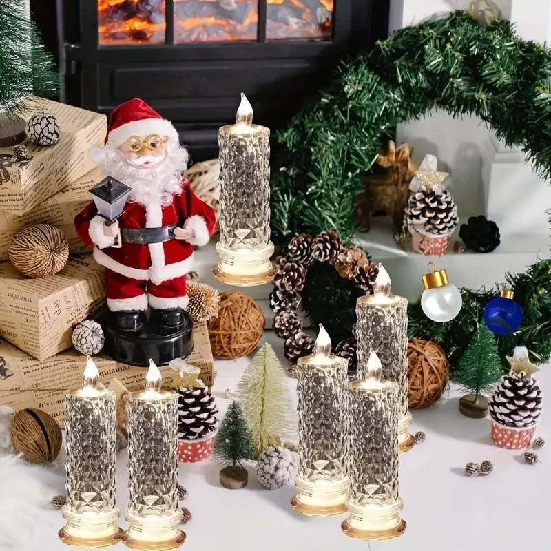 【LAST DAY SALE】LED Crystal Candle Lights ✨🕯️🔥 Buy 2 Get 1 Free, Ends Today!