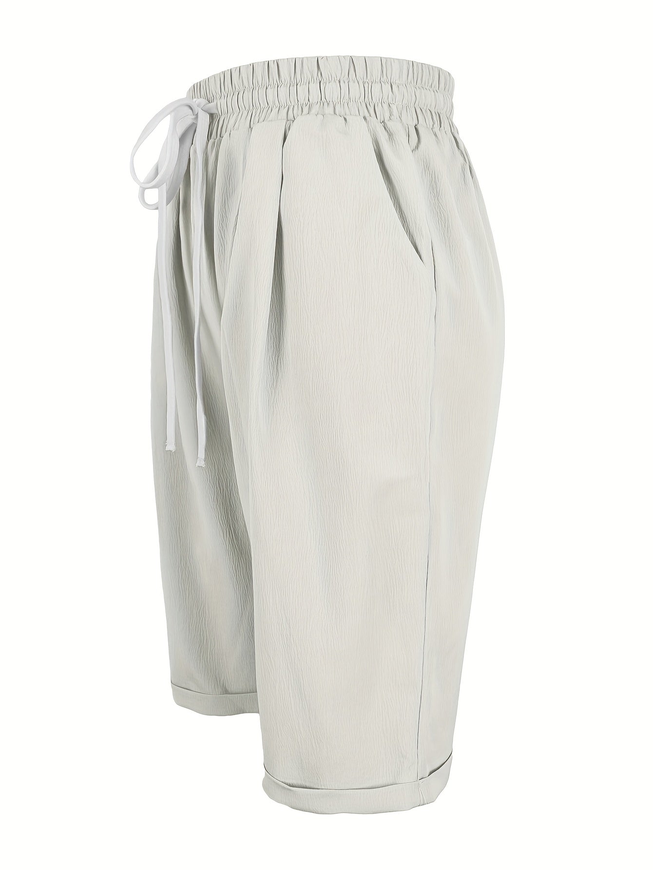 Avery | Capri Trousers with Relaxed Fit and Elastic Waist