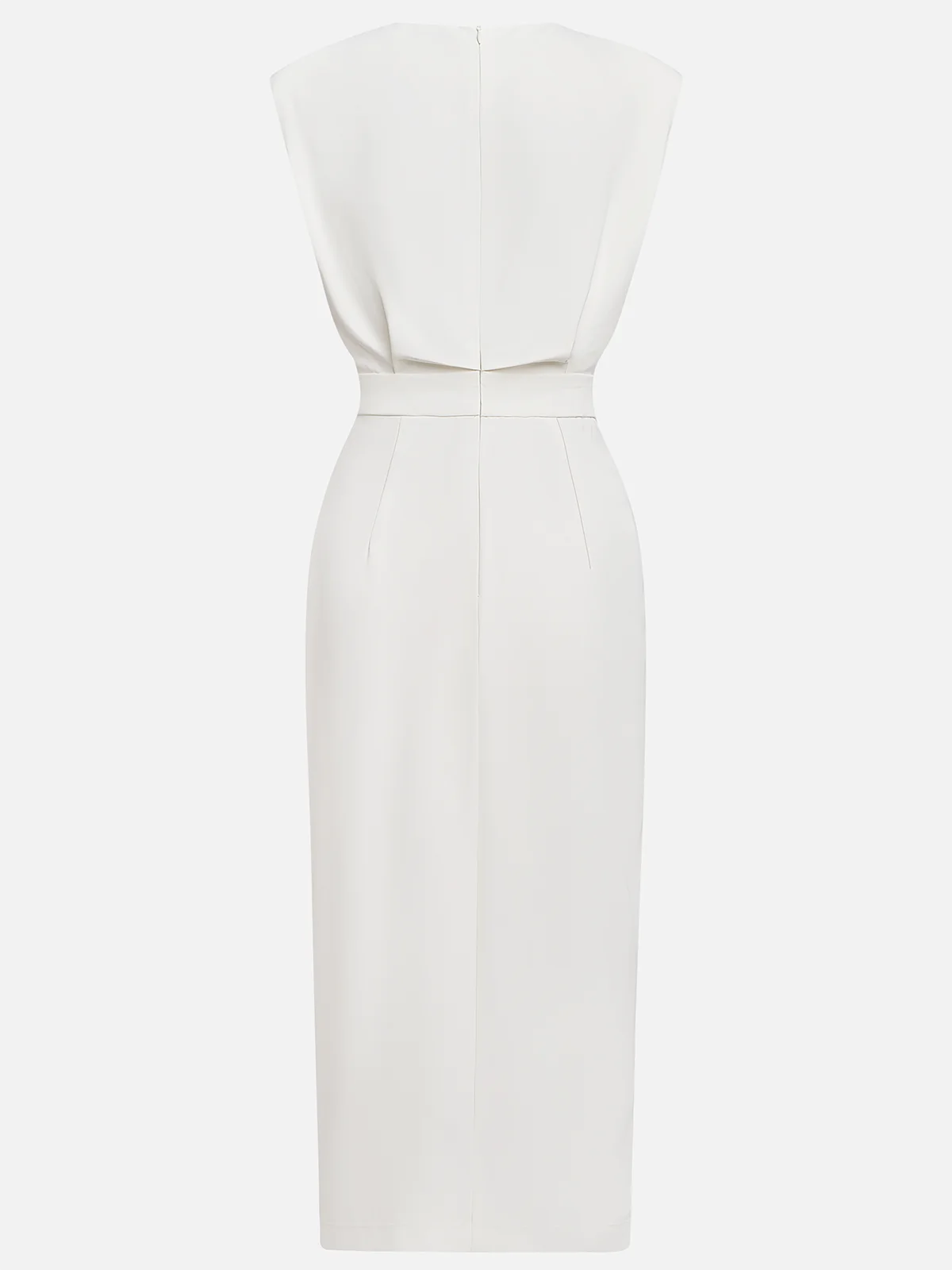 Women's Midi Dress with Relaxed Fit and Versatile Style