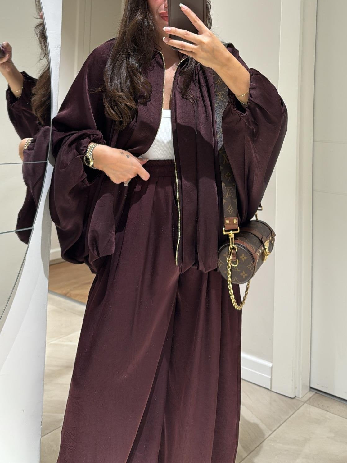Daphne | Casual Two-Piece Suit with Jacket and Drawstring Trousers