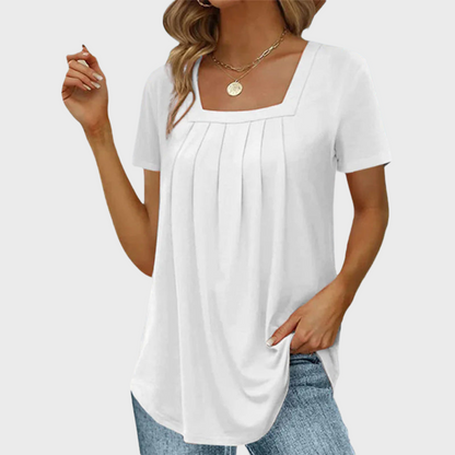 Women's Summer Blouse with Lightweight Fabric and Breathable Design