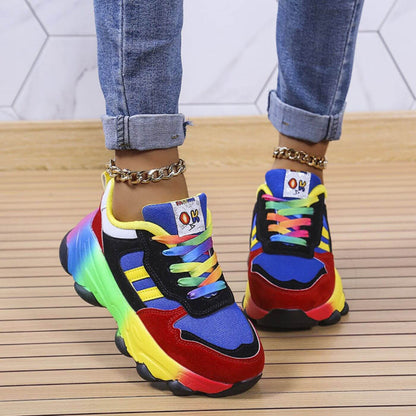Women's Athletic Sneakers with Supportive Design and Breathable Material