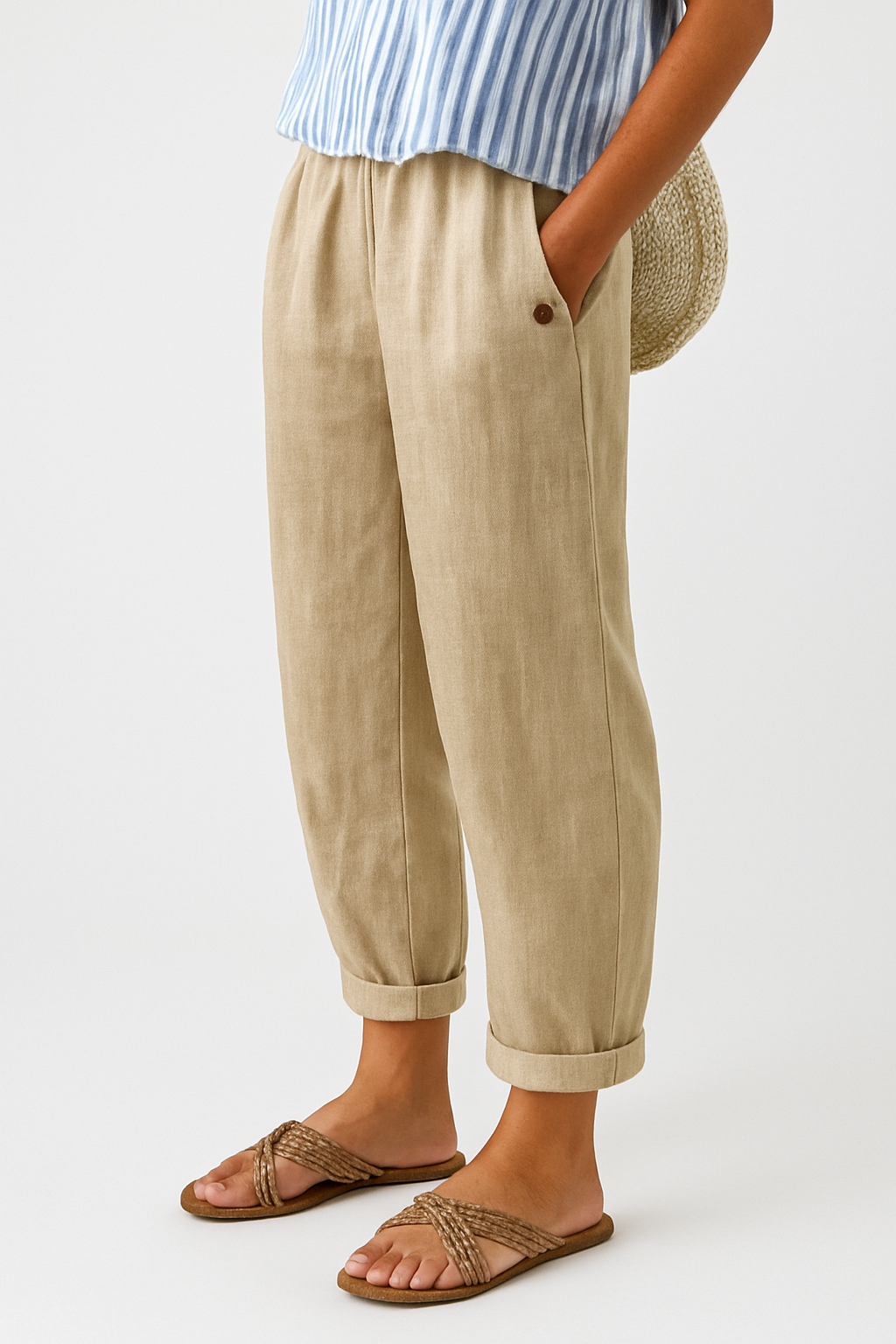 Valerie | Trousers with Side Pockets and Relaxed Fit