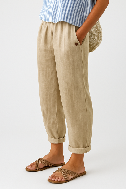 Valerie | Trousers with Side Pockets and Relaxed Fit