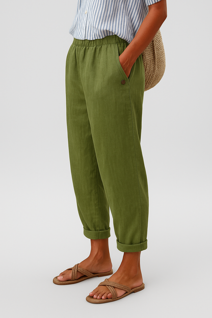 Valerie | Trousers with Side Pockets and Relaxed Fit