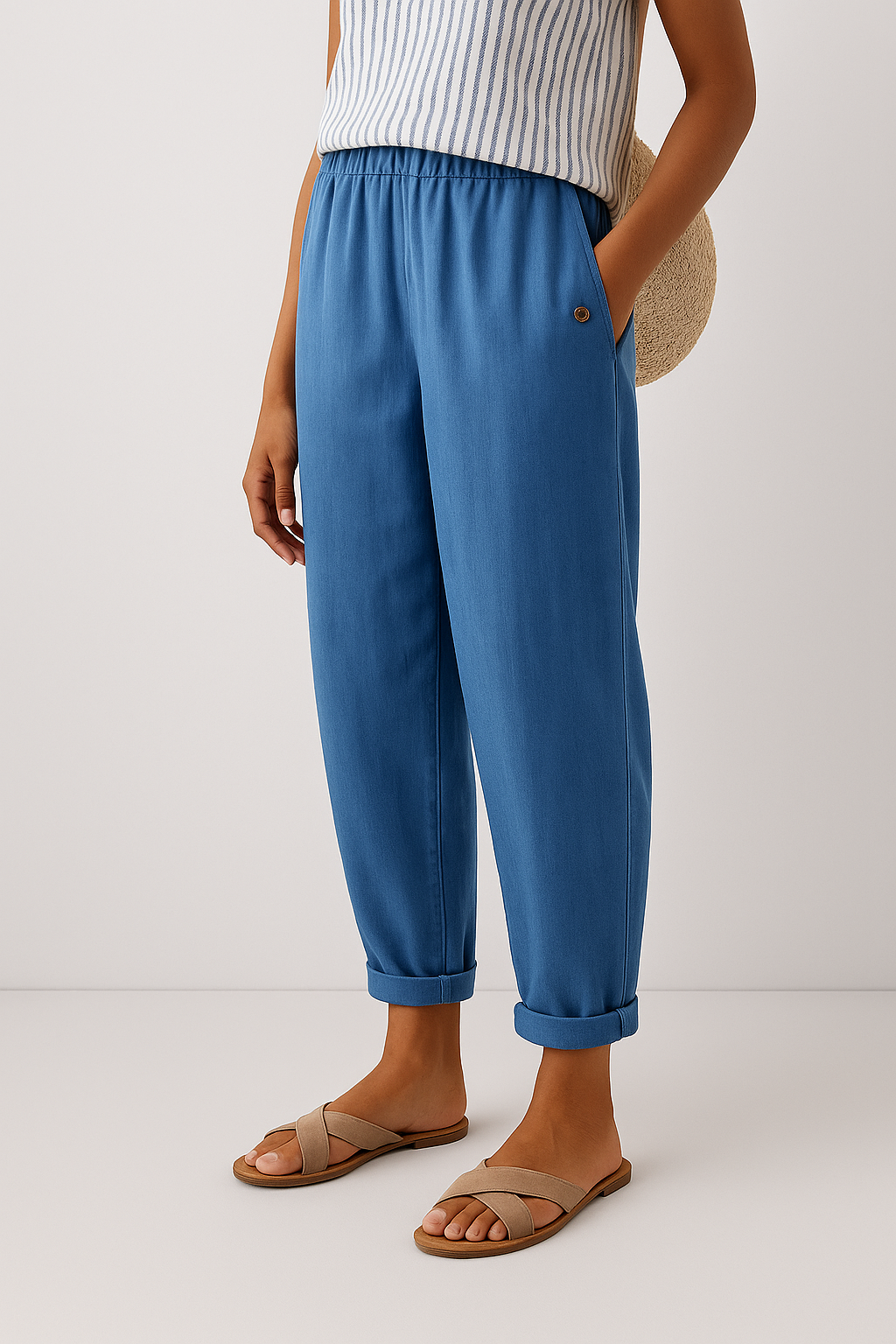 Valerie | Trousers with Side Pockets and Relaxed Fit