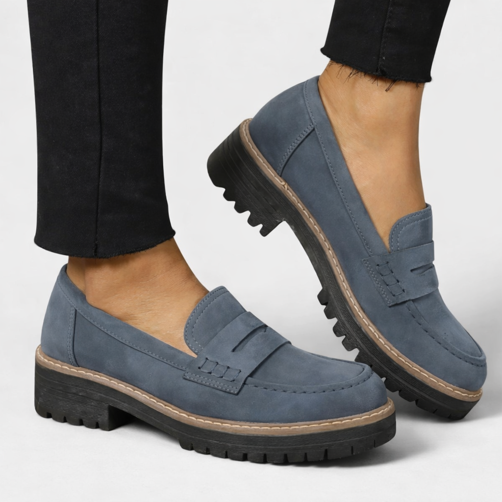 Women's Casual Loafers with Slip-On Design and Soft Insole