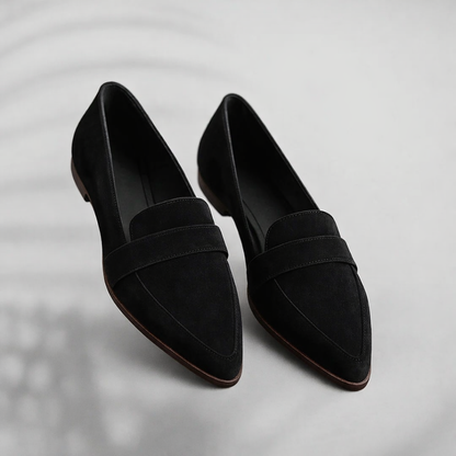 Women's Sleek Toe Loafers with Smooth Finish and Versatile Design