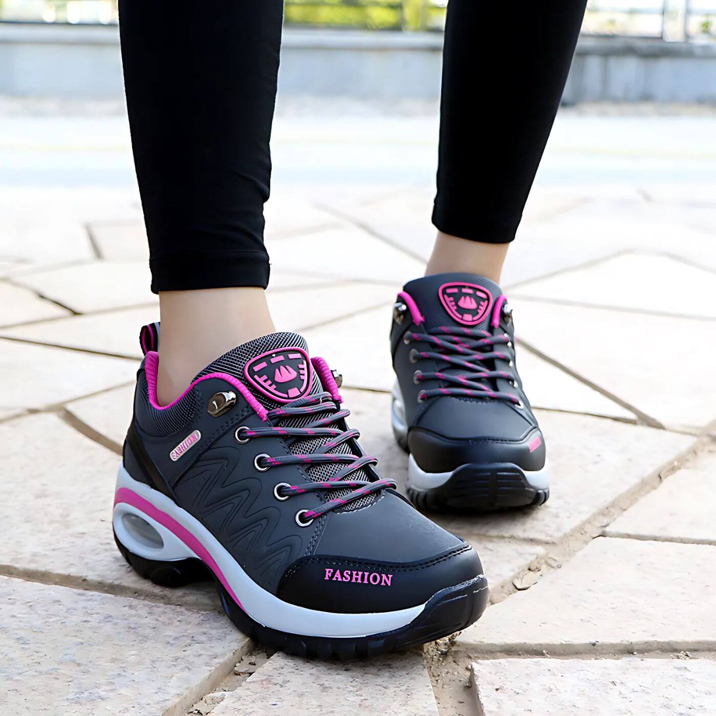 Women's Casual Shoes with Arch Support and Breathable Design