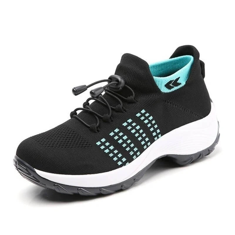 Women's Supportive Footwear with Cushioned Insole and Flexible Sole