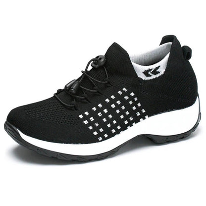 Women's Supportive Footwear with Cushioned Insole and Flexible Sole