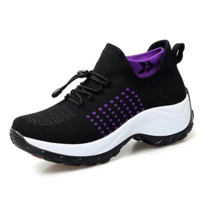 Women's Supportive Footwear with Cushioned Insole and Flexible Sole
