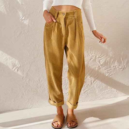 Cambria | Vintage Corduroy Trousers with Classic Style and Versatile Fit