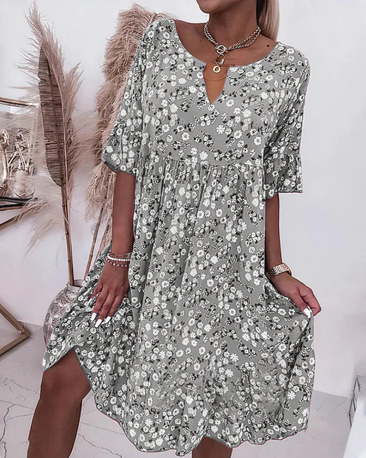 Women's Shift Dress with Classic Design and Versatile Style