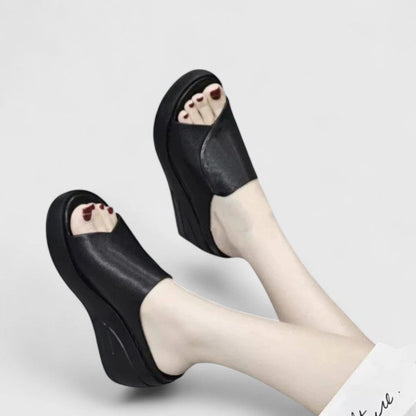 Women's Wedge Sandals with Adjustable Straps and Supportive Design