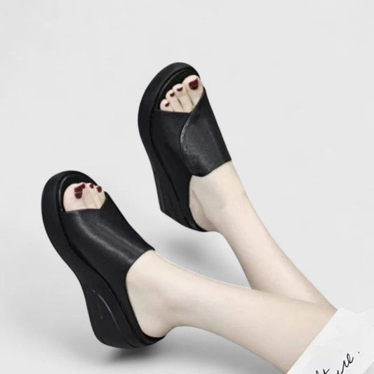 Women's Wedge Sandals with Adjustable Straps and Supportive Design