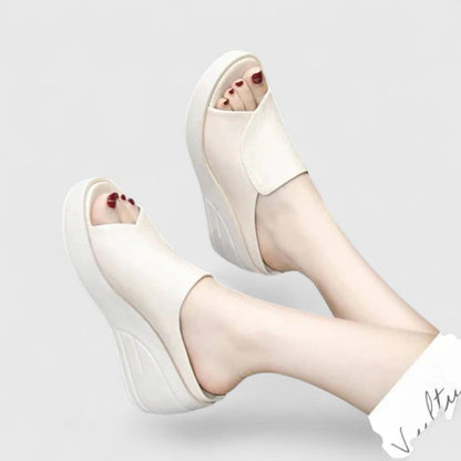 Women's Wedge Sandals with Adjustable Straps and Supportive Design