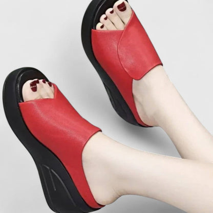 Women's Wedge Sandals with Adjustable Straps and Supportive Design