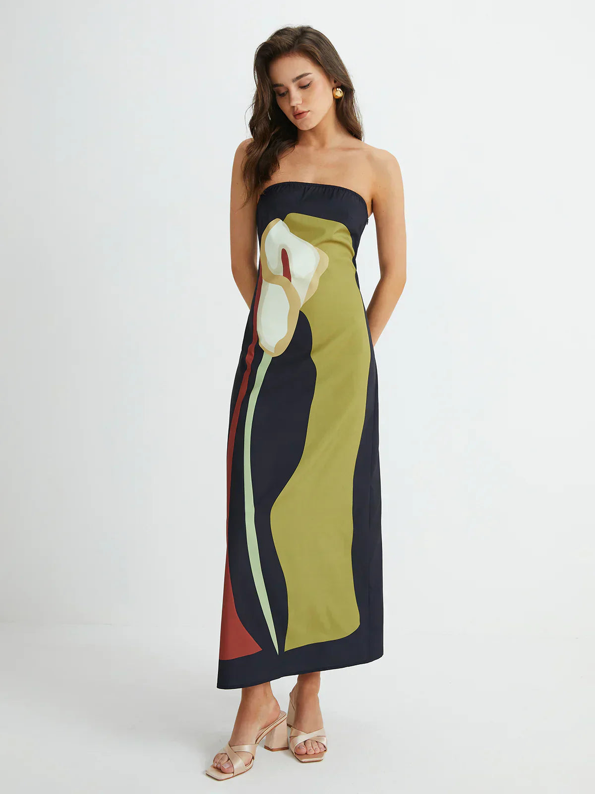 Strapless Maxi Dress