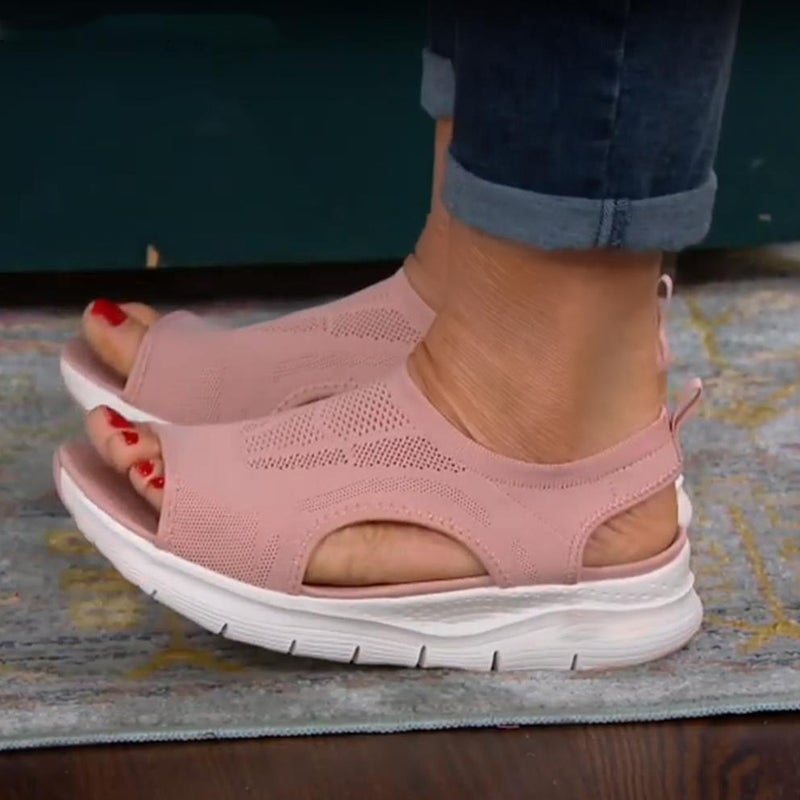 Women's Casual Sandals with Adjustable Straps and Cushioned Sole