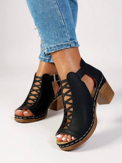 Women's Cushioned Sandals with Adjustable Straps and Arch Support
