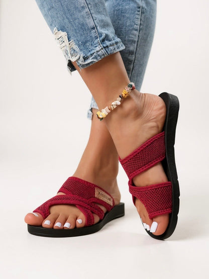 Women's Cushioned Slides with Soft Footbed and Easy Slip-On Design