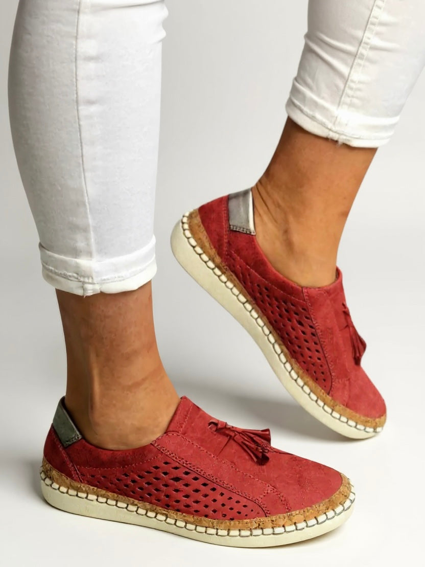 Women's Slip-On Shoes with Easy On and Off Design
