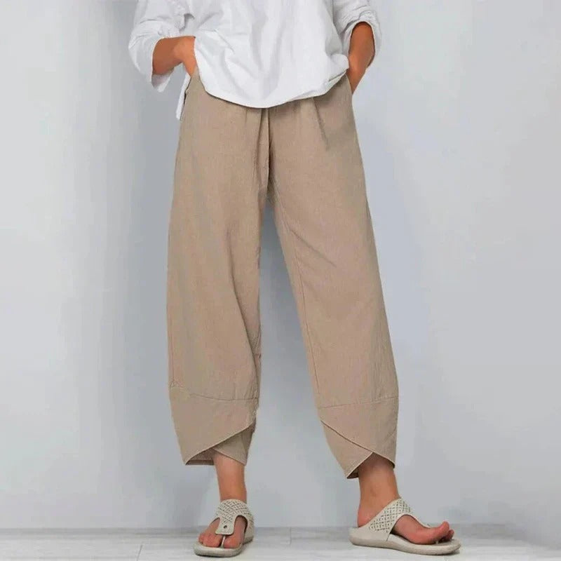 Wren | Summer Trousers with Lightweight Fabric and Relaxed Fit