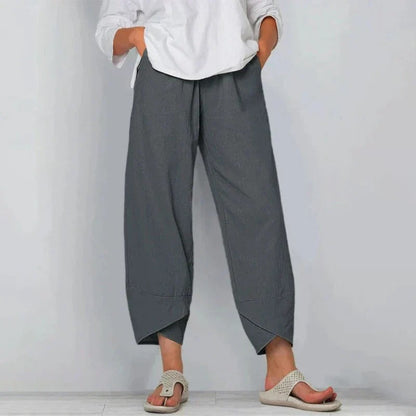Wren | Summer Trousers with Lightweight Fabric and Relaxed Fit
