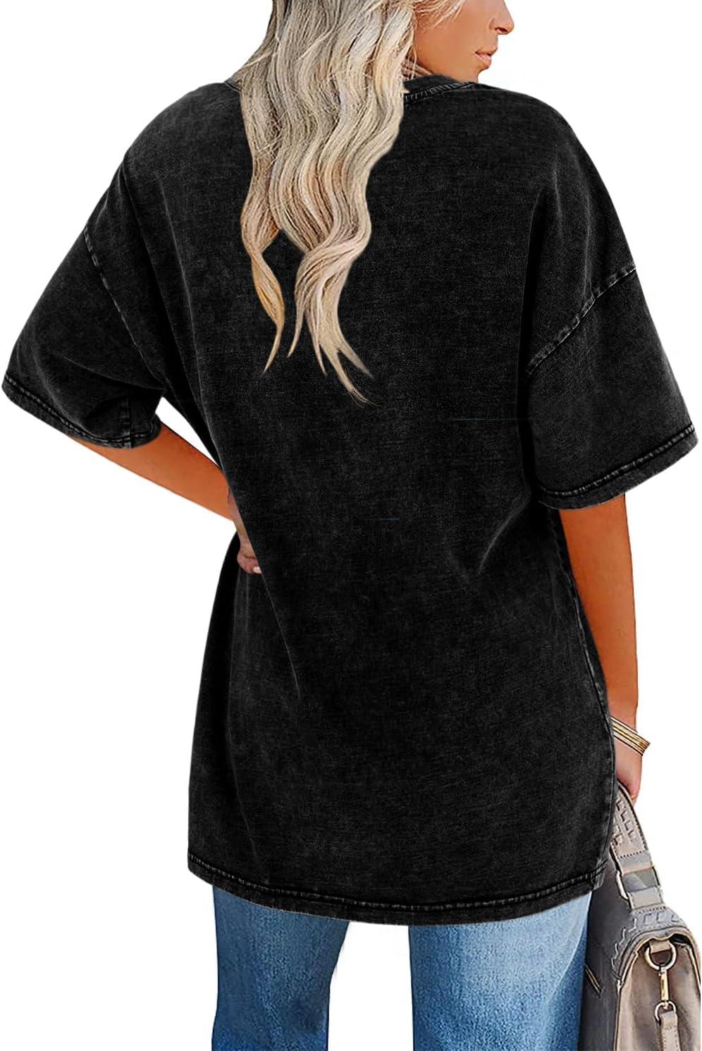 Women's Vintage T-Shirt with Oversized Fit and Soft Fabric