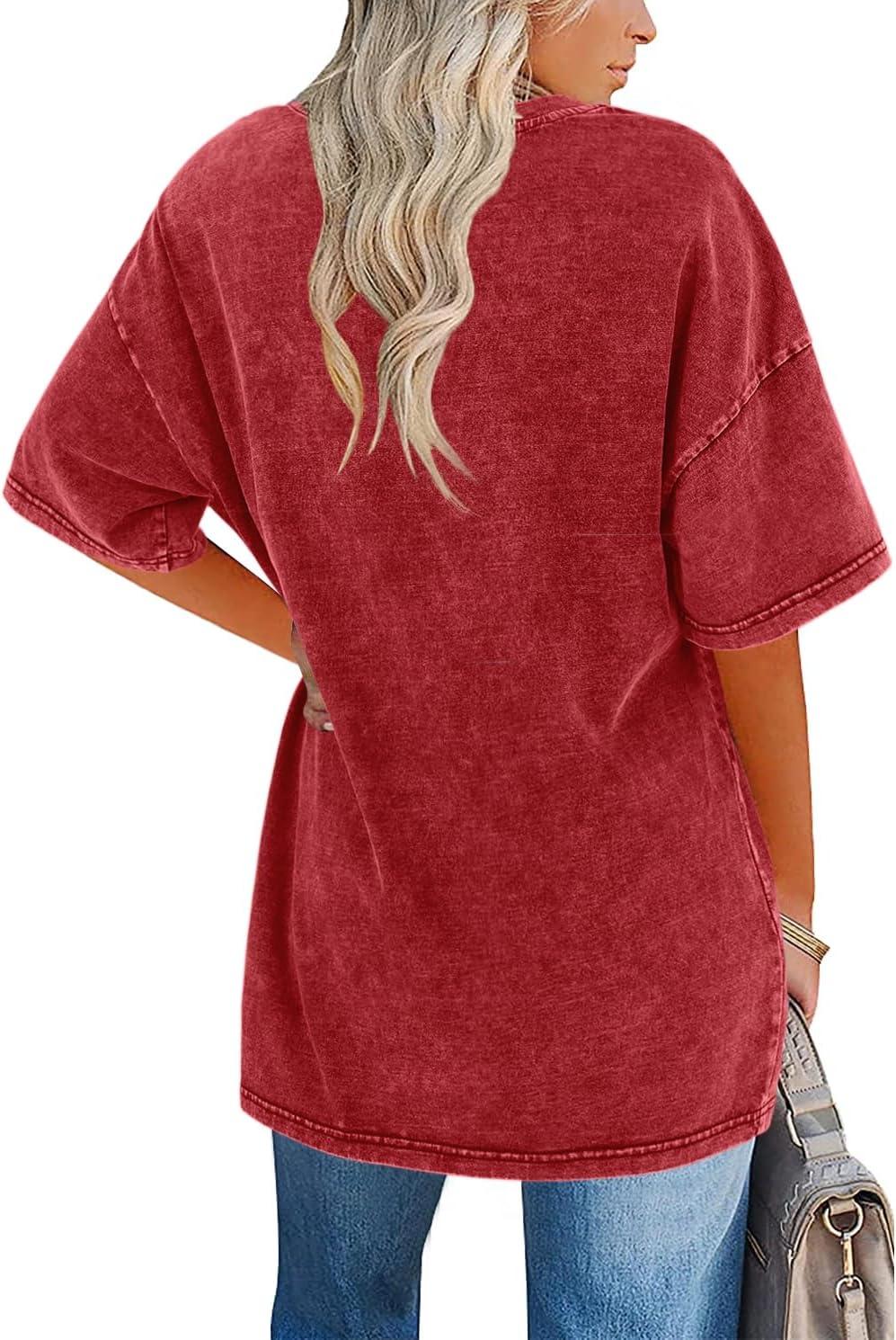 Women's Vintage T-Shirt with Oversized Fit and Soft Fabric