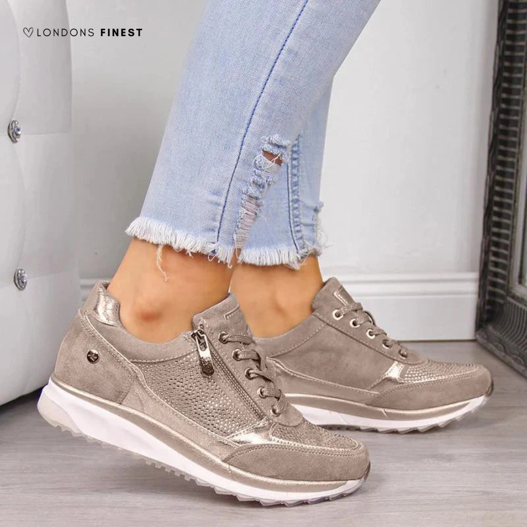 Women's Arch Support Shoes with Cushioned Insole and Lightweight Design