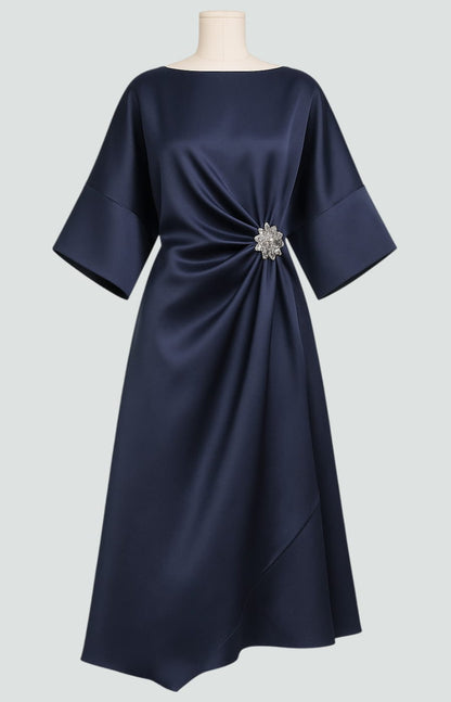 Women's Long Dress with Flowy Design and Adjustable Straps