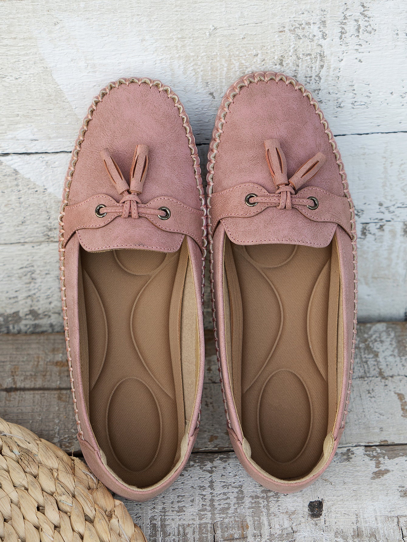 Women's Soft Loafers with Cushioned Insole and Flexible Sole