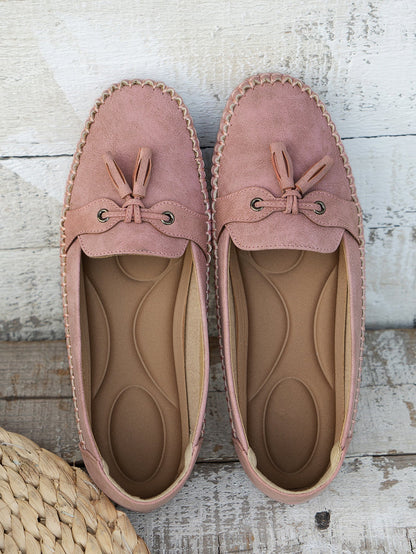 Women's Soft Loafers with Cushioned Insole and Flexible Sole