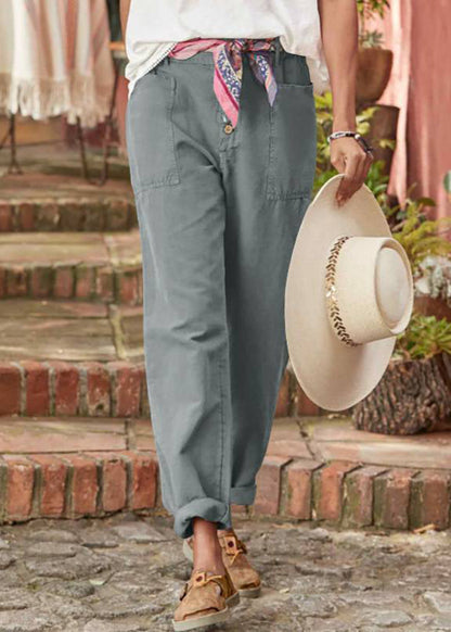 Everly | Relaxed Trousers with Wide Leg and Adjustable Waist