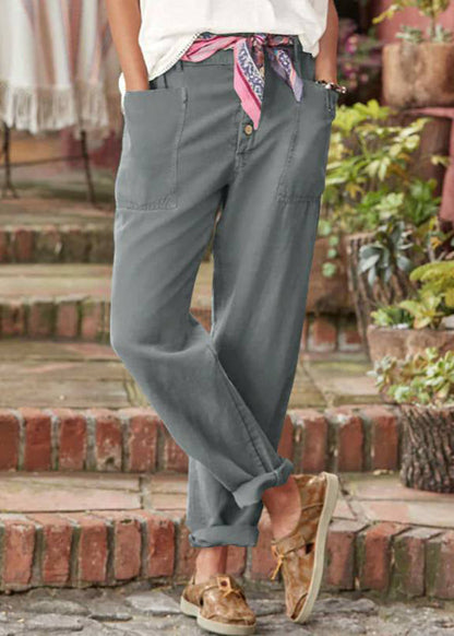 Everly | Relaxed Trousers with Wide Leg and Adjustable Waist